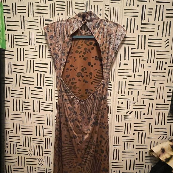 Vintage Animal Print Gown - Picture 10 of 10